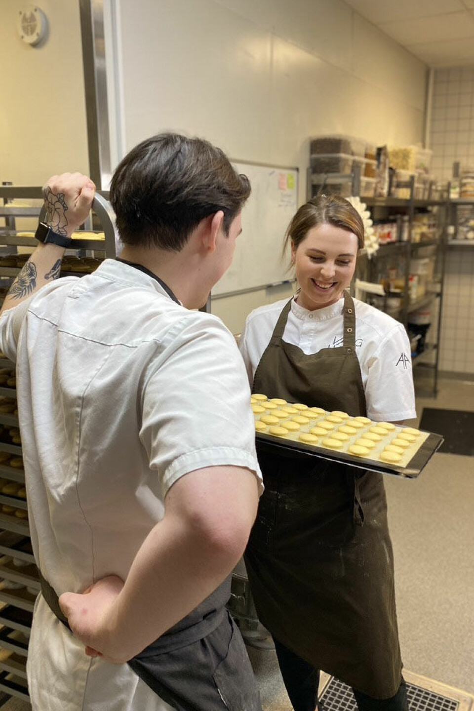 Thea Thorén fikk raskt tommel oppå fra kjøkkensjef Christer Rødseth til å satse på det nye studiet «spesialisering i baker- og konditorfaget».